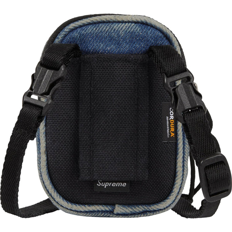SUPREME DENIM MINI UTILITY BAG-WASHED INDIGO