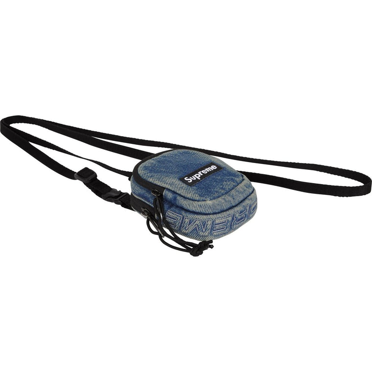 SUPREME DENIM MINI UTILITY BAG-WASHED INDIGO