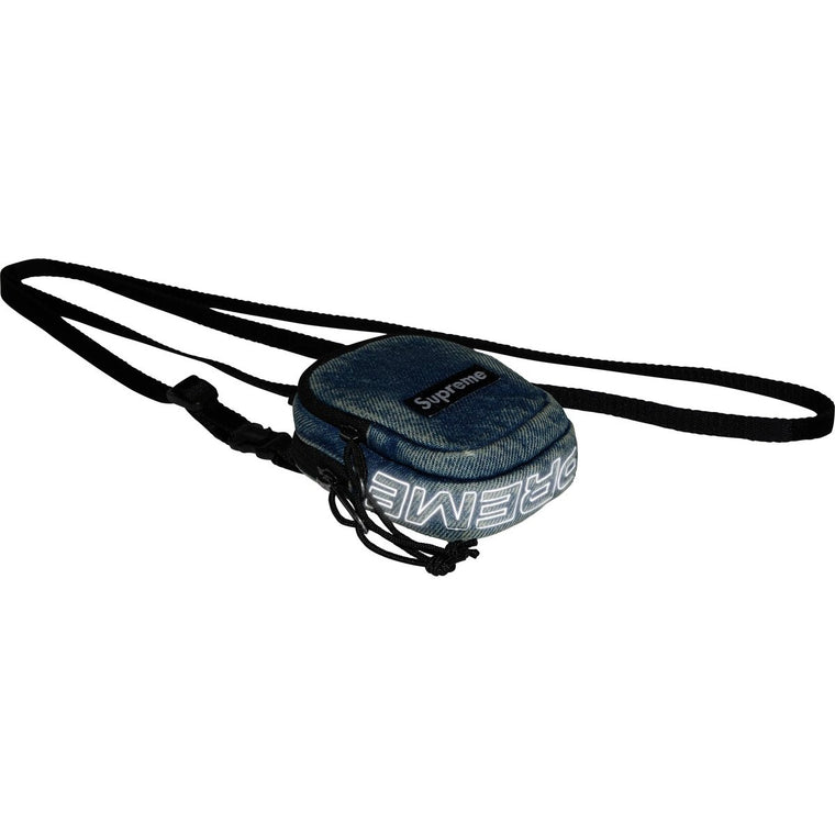 SUPREME DENIM MINI UTILITY BAG-WASHED INDIGO