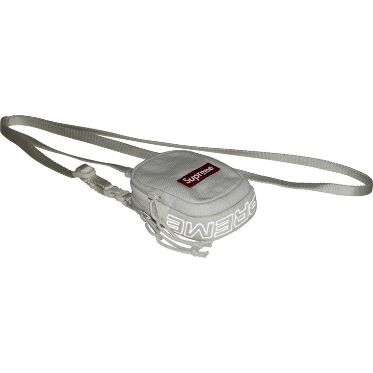 SUPREME DENIM MINI UTILITY BAG-WHITE