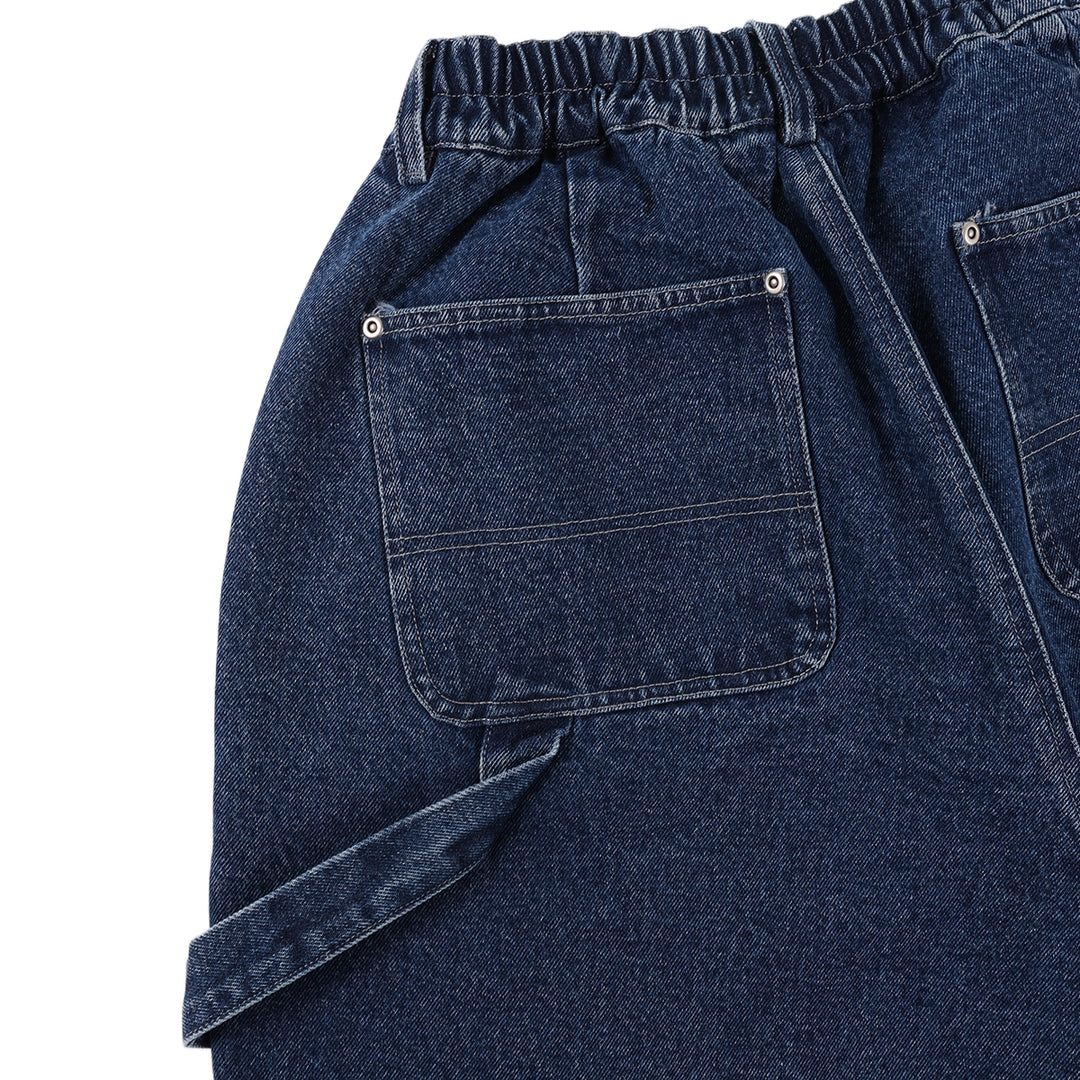 A[S]USL DENIM PATCHWORK PANTS-DENIM BLUE