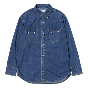 MASSES DENIM SHIRT H.WASH-INDIGO
