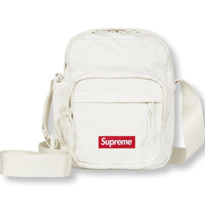 SUPREME DENIM SHOULDER BAG-WHITE