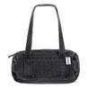 NEUTRAL SOCIETY DENIM SHOULDER BAG-BLACK DENIM