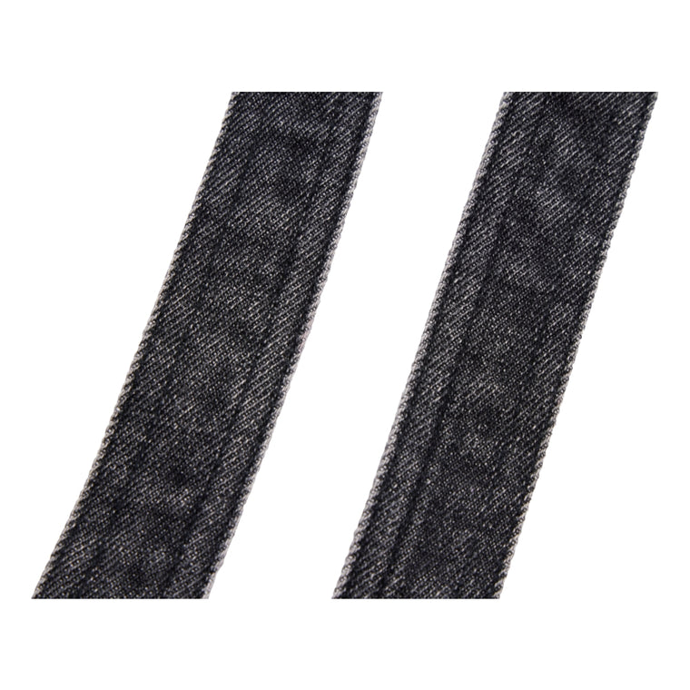 NEUTRAL SOCIETY DENIM SHOULDER BAG-BLACK DENIM