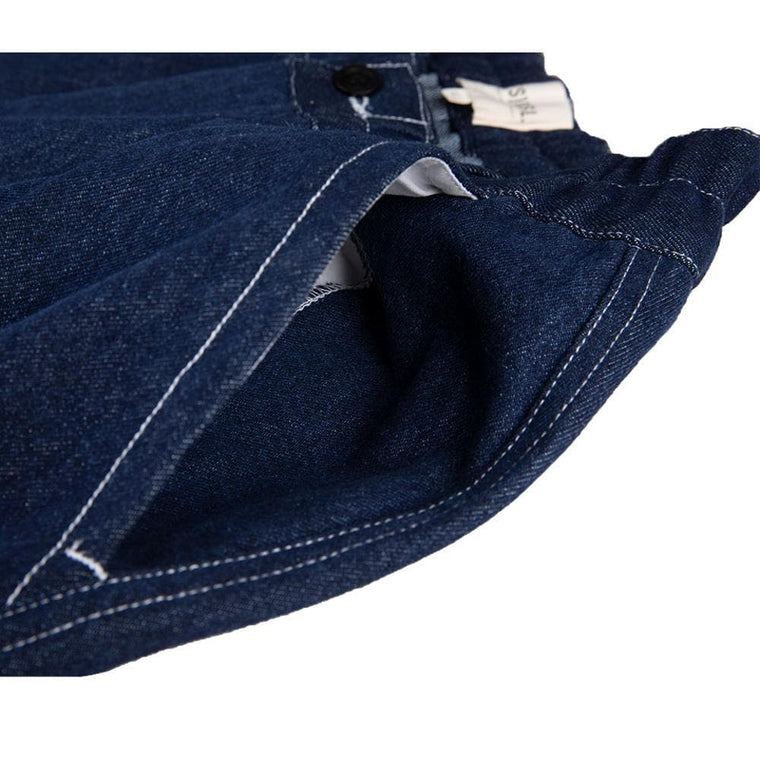 A[S]USL DENIM SIGNATURE PANTS-BLUE DENIM