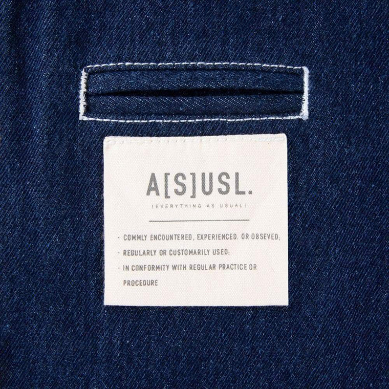 A[S]USL DENIM SIGNATURE PANTS-BLUE DENIM
