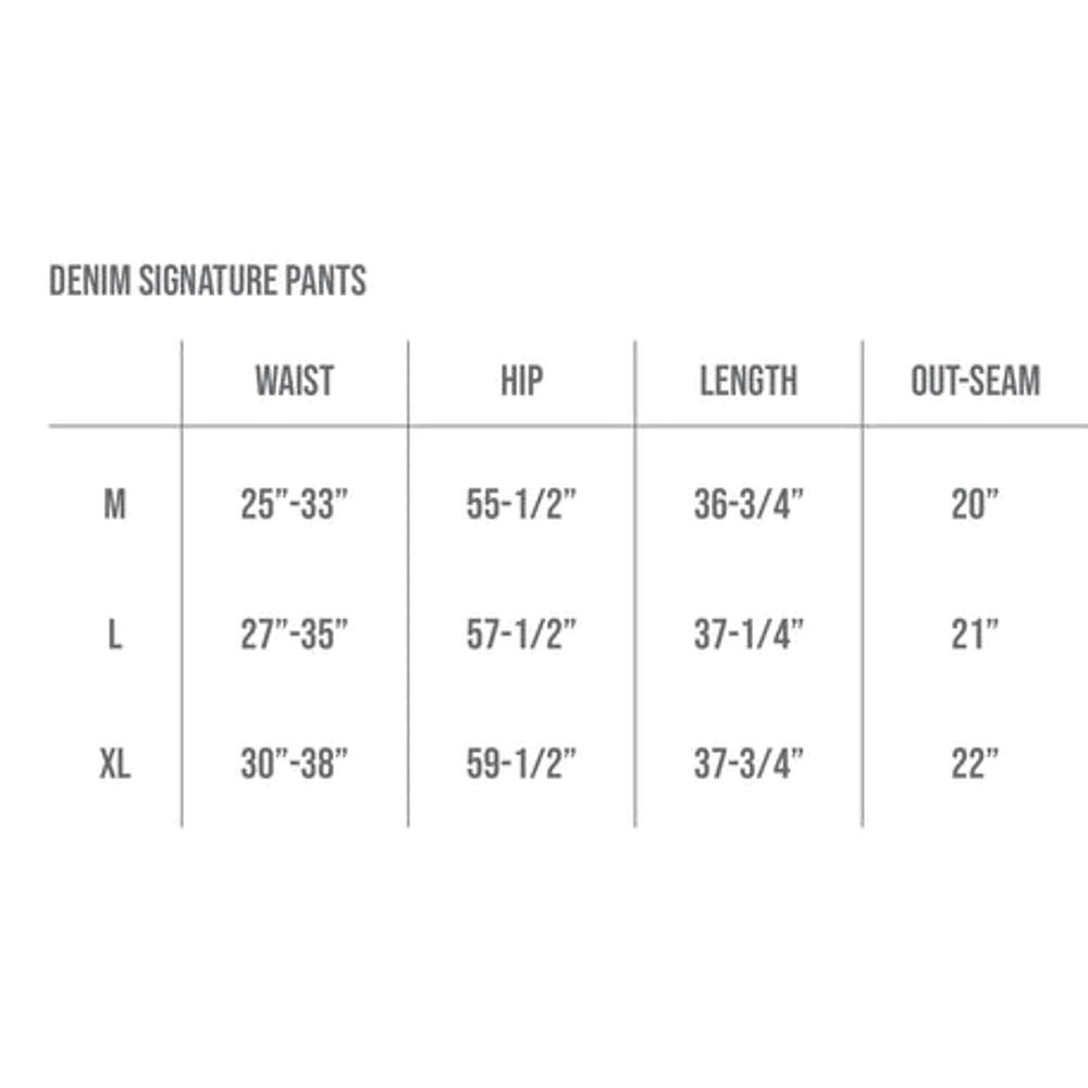 A[S]USL DENIM SIGNATURE PANTS-BLACK DENIM
