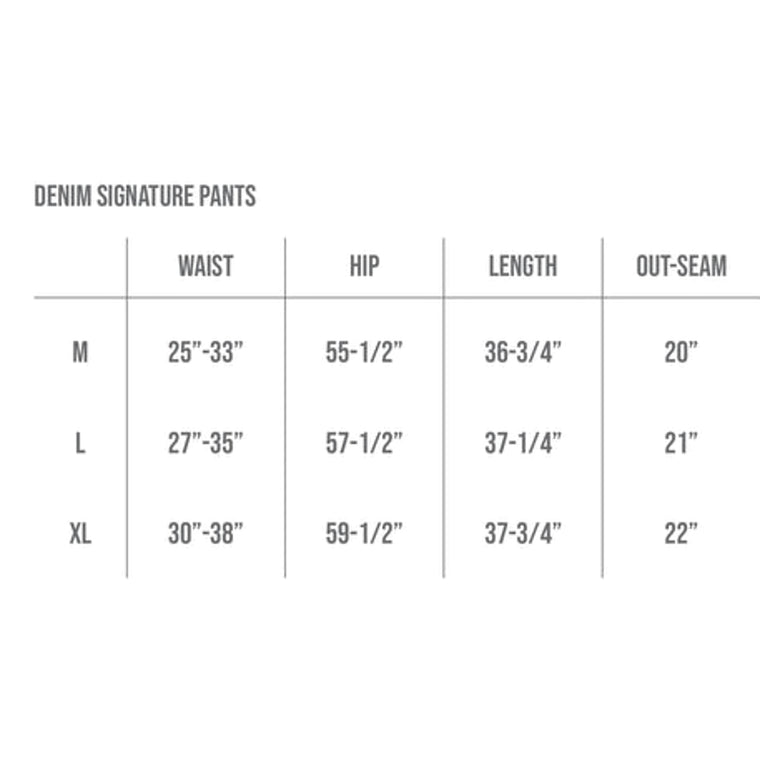 A[S]USL DENIM SIGNATURE PANTS-BLUE DENIM