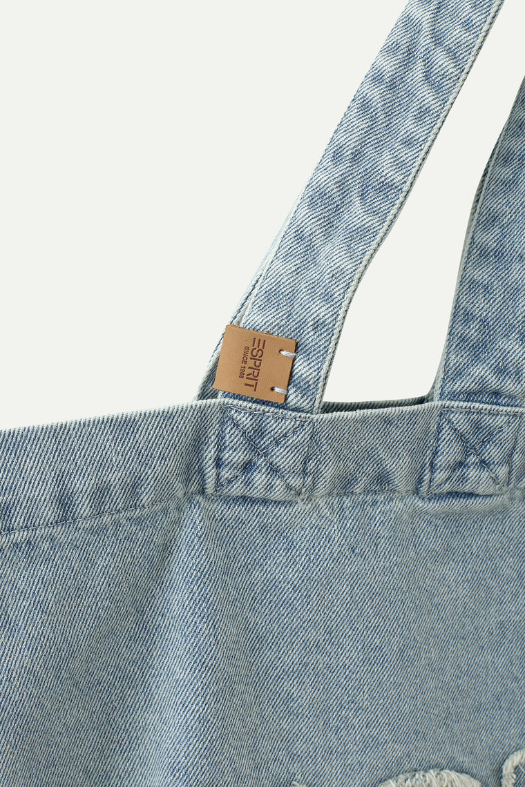 ESPRIT DENIM TOTE BAG-LIGHT BLUE