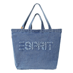 ESPRIT DENIM TOTE BAG-NAVY
