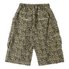 NEUTRAL SOCIETY DESTROY CROPPED CARGO PANTS-LEOPARD