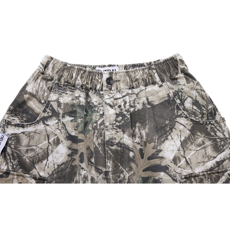 NEUTRAL SOCIETY DETACHABLE CARGO PANTS-CAMO