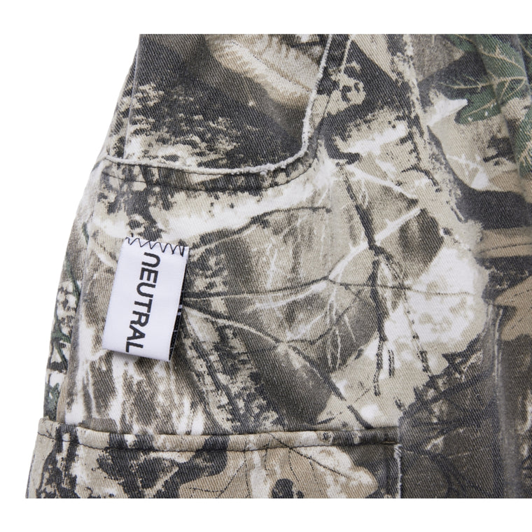 NEUTRAL SOCIETY DETACHABLE CARGO PANTS-CAMO