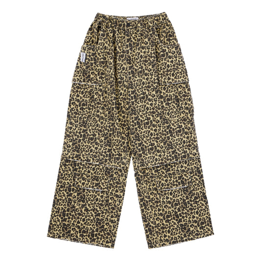 NEUTRAL SOCIETY DETACHABLE CARGO PANTS-LEOPARD