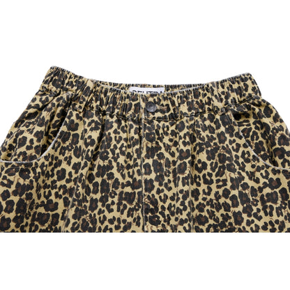 NEUTRAL SOCIETY DETACHABLE CARGO PANTS-LEOPARD