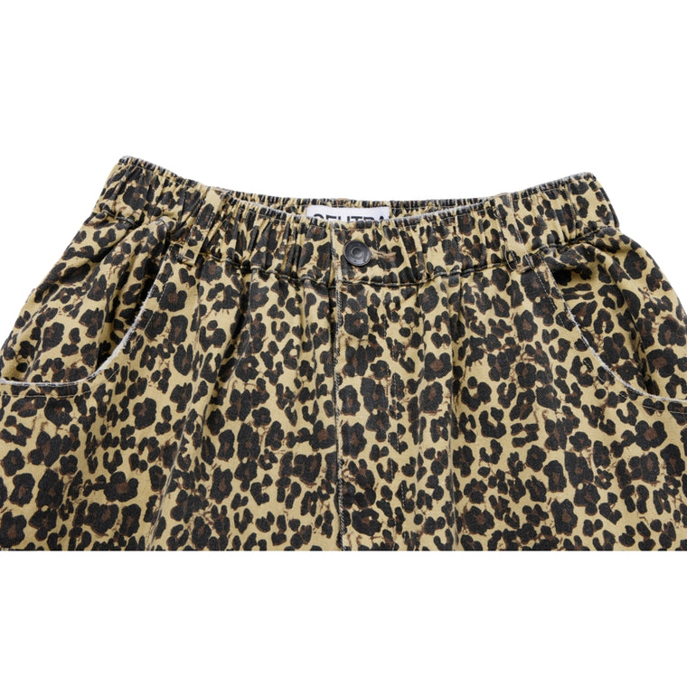 NEUTRAL SOCIETY DETACHABLE CARGO PANTS-LEOPARD