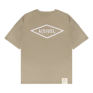 A[S]USL DIAMOND LOGO TEE-BEIGE