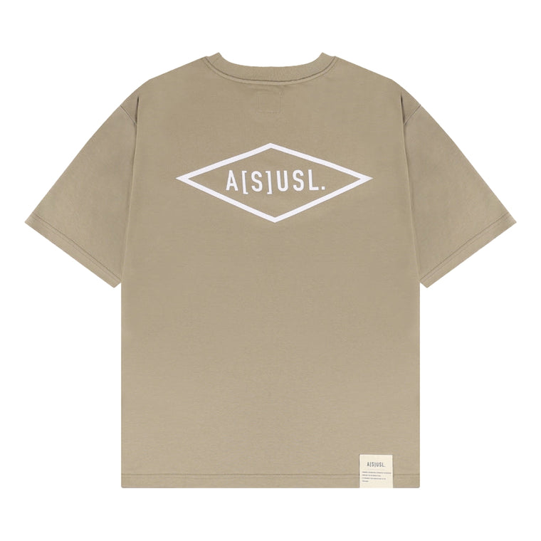 A[S]USL DIAMOND LOGO TEE-BEIGE