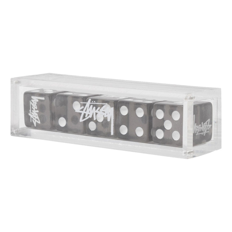 STUSSY DICE SET-BLACK