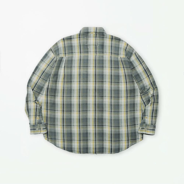 MADNESS DOBBY FLUFFY WORKSHIRT (MADE IN JAPAN)-GREY