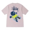 CONSIGNMENT- STUSSY DOLLIE PIG. DYED TEE-BLUSH