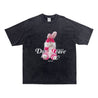 2ND CLOSET DON'T LEAVE ME ALONE DESTROY WASHED T-SHIRT-BLACK