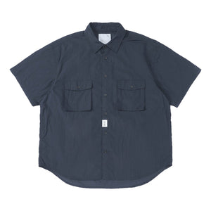 MADNESS DOUBLE POCKETS ARMY SHIRT-NAVY