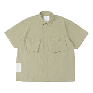 MADNESS DOUBLE POCKETS ARMY SHIRT-SAND