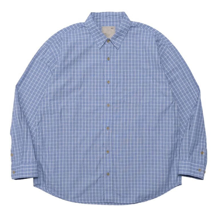 MADNESS DOUBLE WASHER TPW BD SHIRT(MADE IN JAPAN)-BLUE