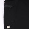 A[S]USL DOUBLE ZIPPER POCKETS SHORTS-BLACK