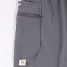 A[S]USL DOUBLE ZIPPER POCKETS SHORTS-GREY