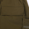 A[S]USL DOUBLE ZIPPER POCKETS SHORTS-OLIVE
