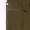 A[S]USL DOUBLE ZIPPER POCKETS SHORTS-OLIVE