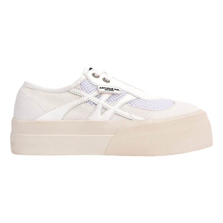 ARTICLE NO. DOWNTOWN LOGO LOW-TOP SNEAKERS-WHITE