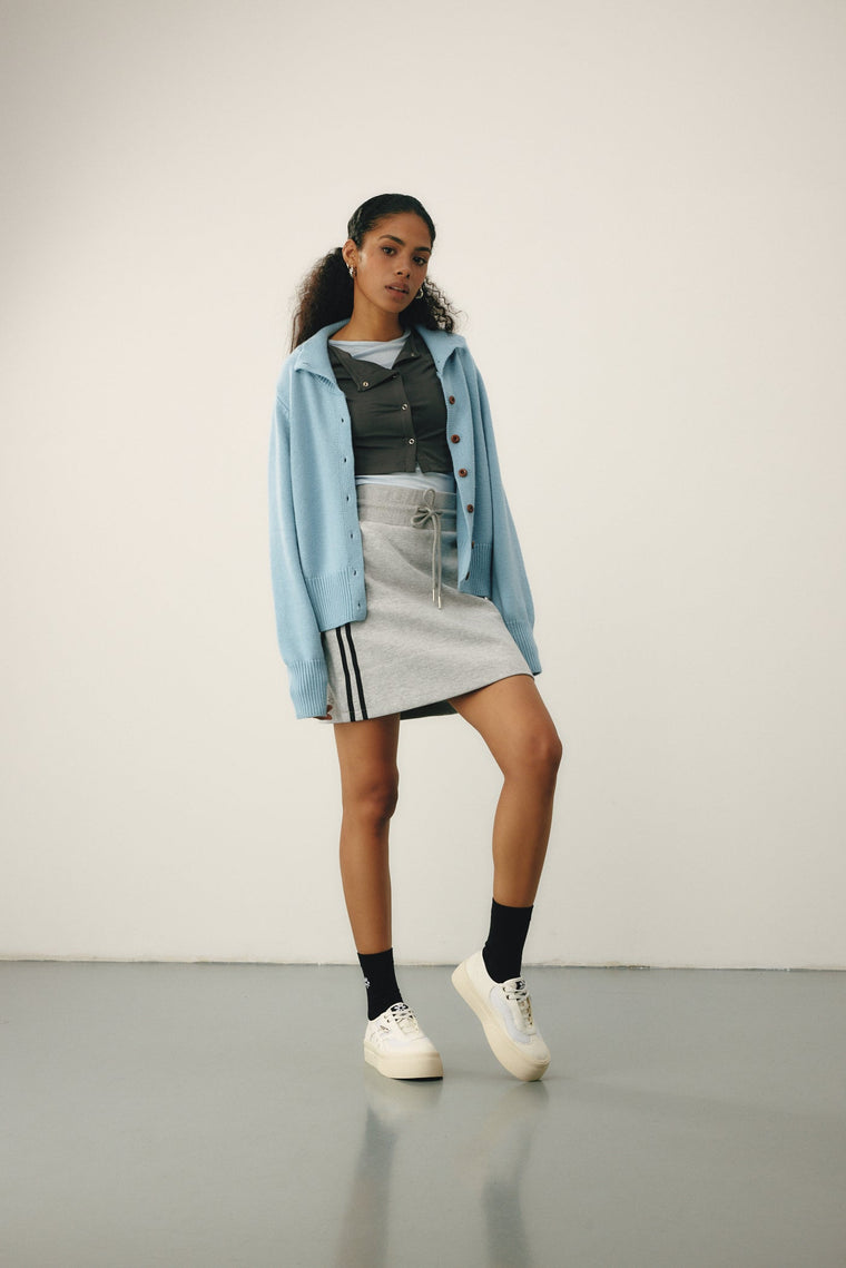 ARTICLE NO. DOWNTOWN LOGO LOW-TOP SNEAKERS-WHITE