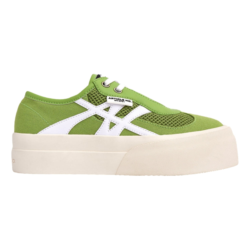 ARTICLE NO. DOWNTOWN LOGO LOW-TOP SNEAKERS-OLIVE