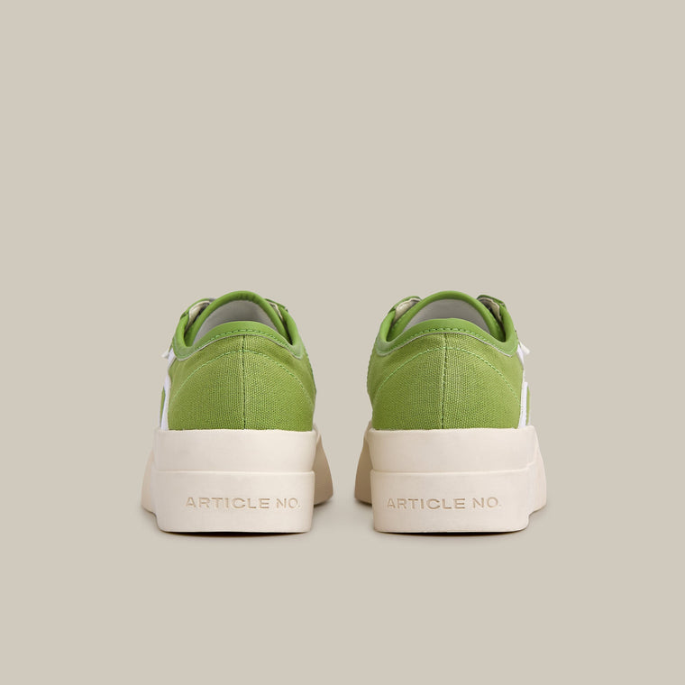ARTICLE NO. DOWNTOWN LOGO LOW-TOP SNEAKERS-OLIVE