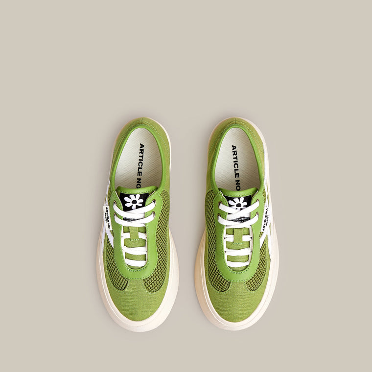 ARTICLE NO. DOWNTOWN LOGO LOW-TOP SNEAKERS-OLIVE
