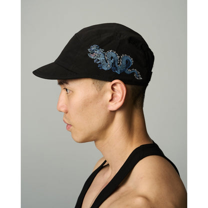 TEAMJOINED DRAGON BACKLEY CAP-BLACK