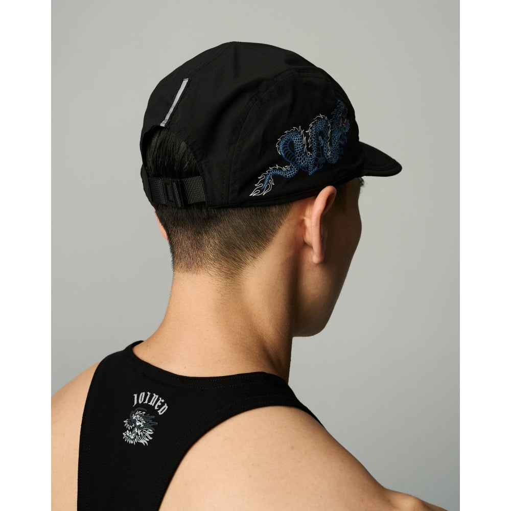 TEAMJOINED DRAGON BACKLEY CAP-BLACK