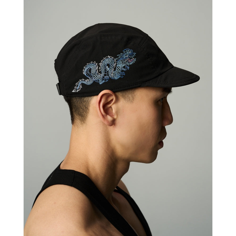 TEAMJOINED DRAGON BACKLEY CAP-BLACK