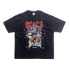 2ND CLOSET DRAGON BALL DESTROY WASHED PRINTED T-SHIRT-BLACK