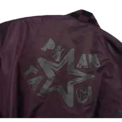 PHANTACI DRAW STAR FLIGHT JACKET-PURPLE