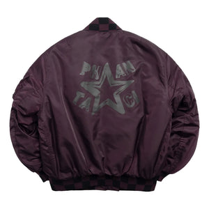 PHANTACI DRAW STAR FLIGHT JACKET-PURPLE