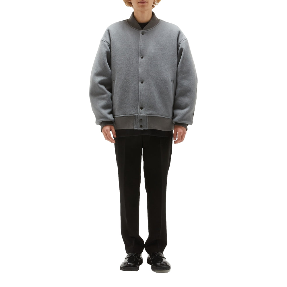 N.HOOLYWOOD DROP SHOULDER BOMBER JACKET-CHARCOAL