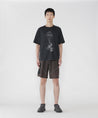 AND WANDER DRY JERSEY SS PRINT TEE-BLACK