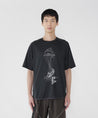 AND WANDER DRY JERSEY SS PRINT TEE-BLACK