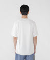 AND WANDER DRY JERSEY SS PRINT TEE-WHITE