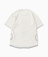 AND WANDER DRY JERSEY SS PRINT TEE-WHITE